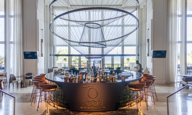 Noori Sushi Lounge at the Ritz-Carlton in Aruba