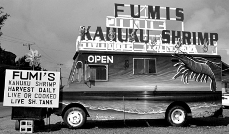 Oahu, shrimp truck, Fumi's