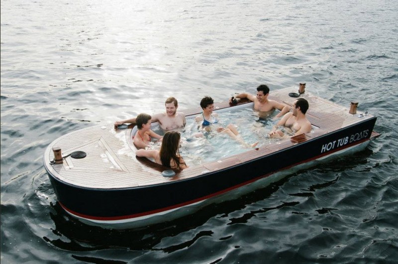 hot tub boats the wish of owning both has finally come true boat