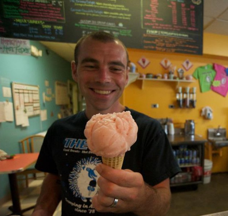 helping hands at the hop ice cream cafe greg garrison