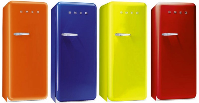 retro refrigerator the smeg fab28u refrigerators