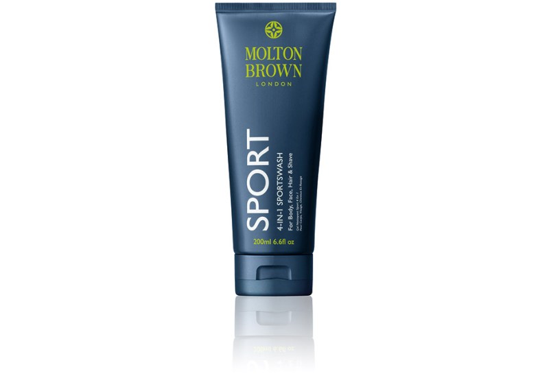 Molton Brown Sport Sportswash 4-in-1 soap shampoo face wash conditioner shave gel luxury designer
