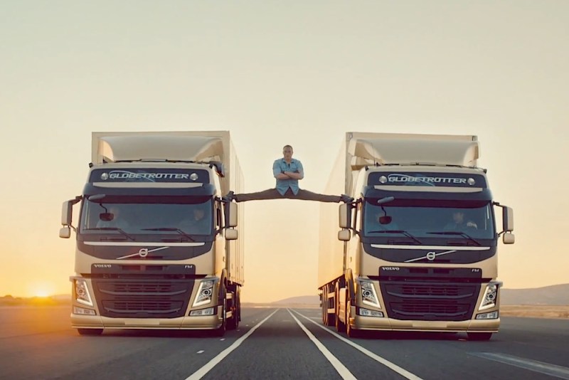 jean claude van dammes volvo truck ads kickin damme