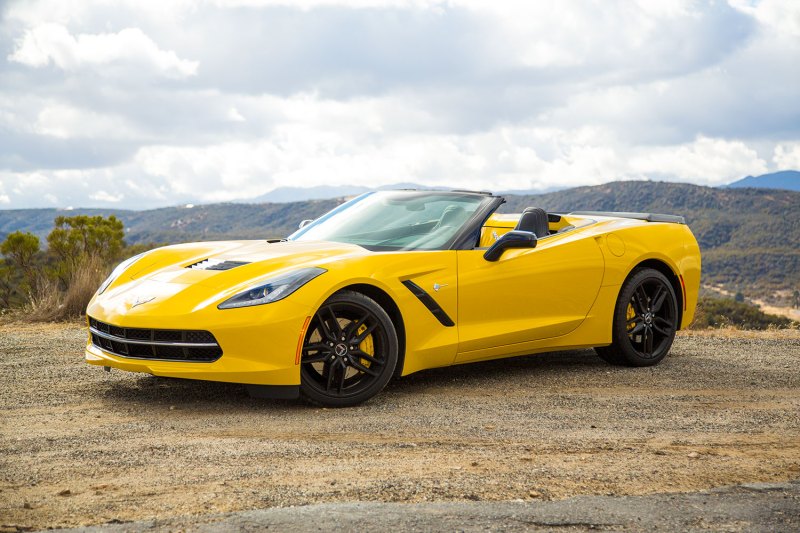 chevys new world class corvette first youll want retire 2014 stingray convertible front left angle