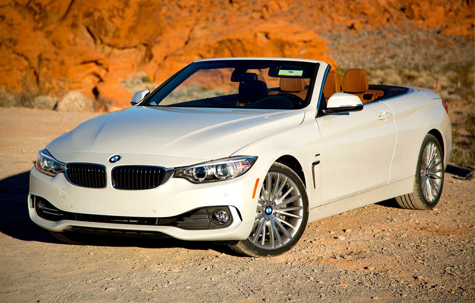 slow drive valley fire bmw 435i convertible 2014 front angle