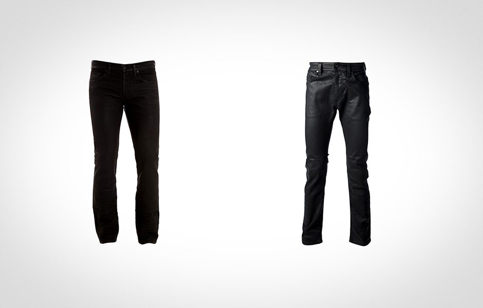 FW03 Black Luster Waxed Denim – Backyardarchive