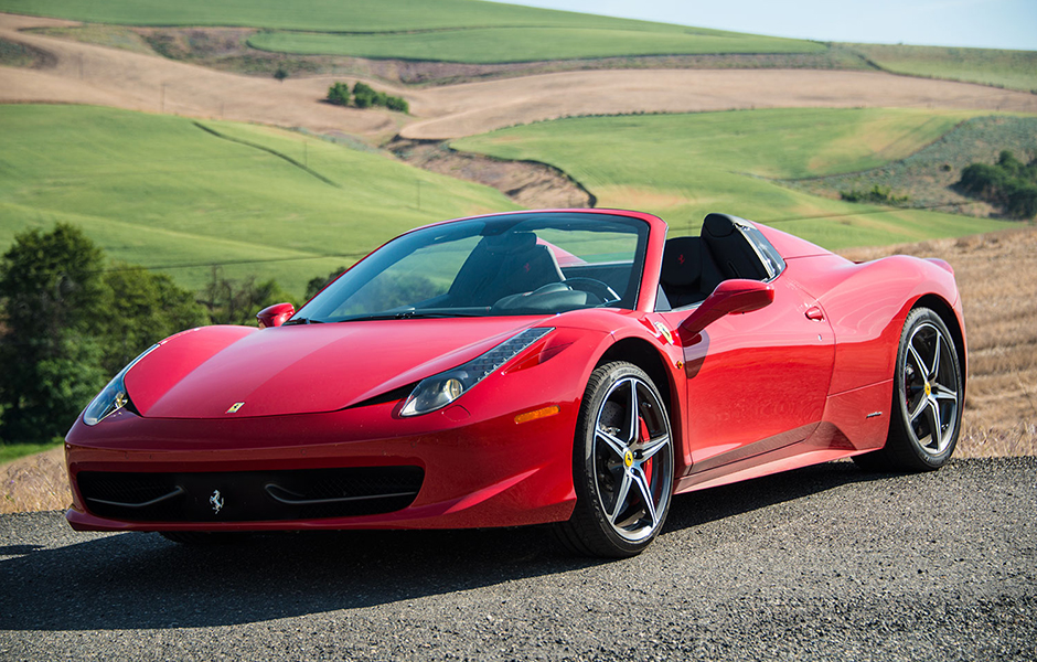 2014 ferrari 458 spider review front angle full