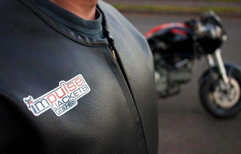 impulse motorcycle jacket brings hi viz leds low biker wear 6
