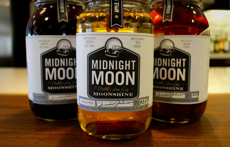 midnight moon, moonshine, alcohol, liquor