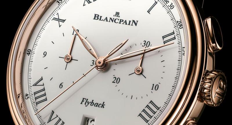 manual wind blancpain villaret chronographe pulsometre blanpuls