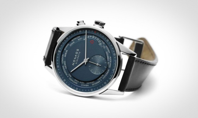 manual wind nomos glashutte zurich worldtimer