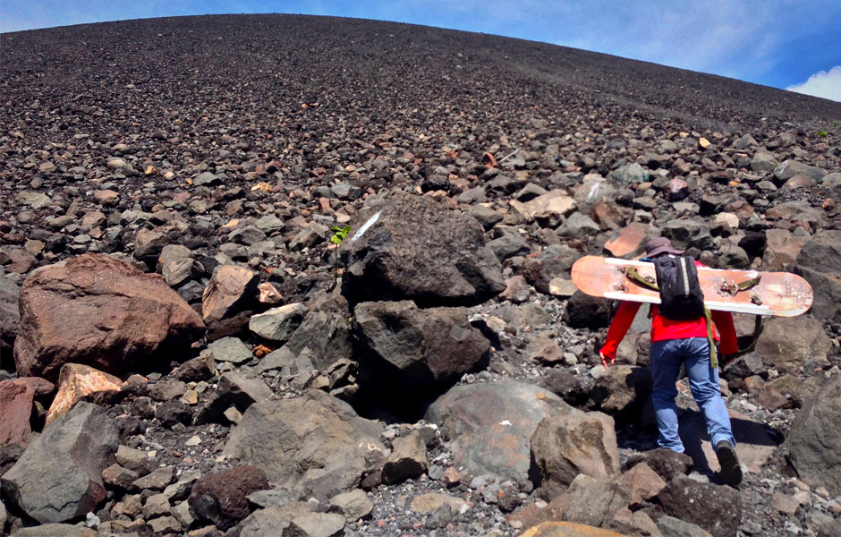 beaten path volcano surfing nicaragua surf