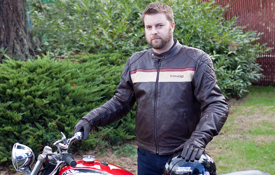 throttle jockey corazzo corso motorcycle jacket cordero gloves 1