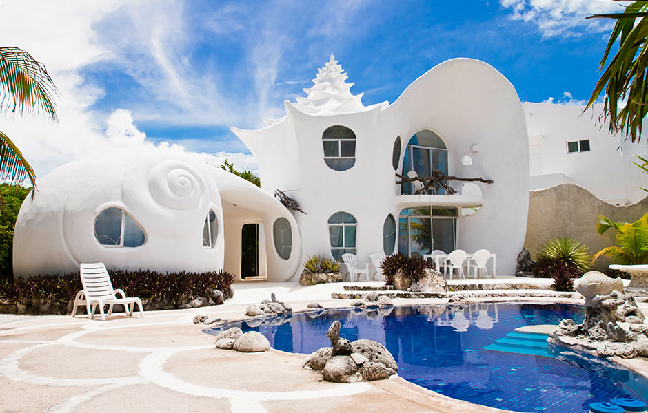 best airbnb rentals the seashell house  isla mujeres mexico