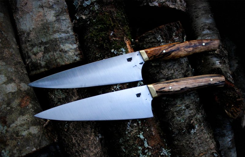 heartwood forge knives maple oak