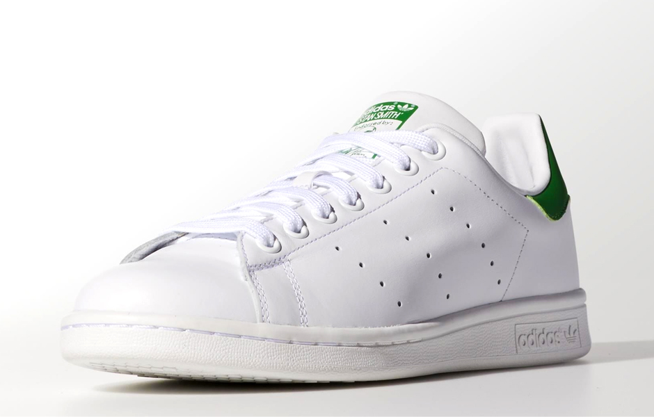 The Adidas Stan Smith shoes.