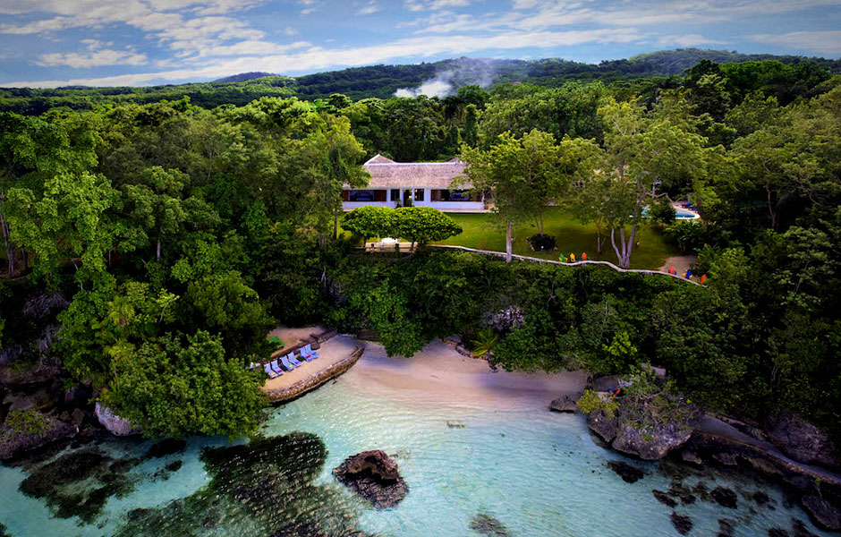 james bonds creator ian fleming found inspiration in jamaica and so can you villa aerial