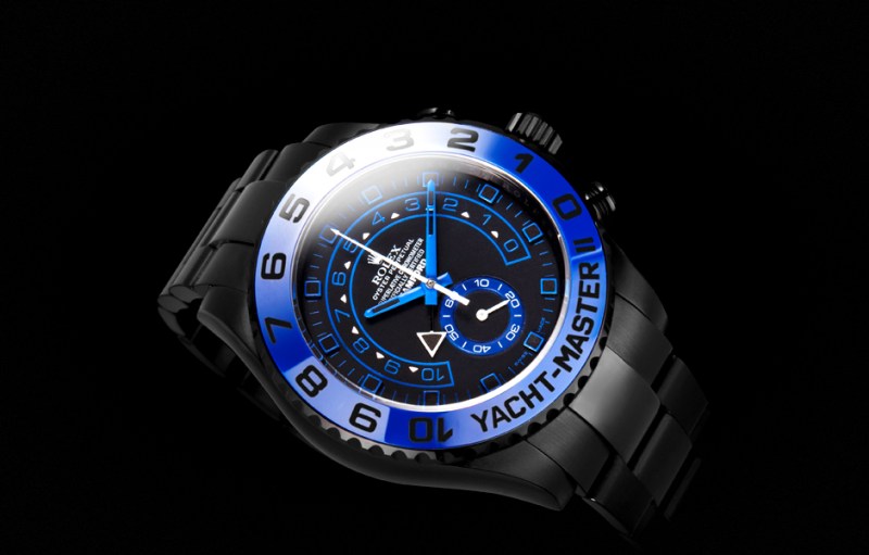 Bamford Watch Department Rolex Yachtmaster II Black/Blue