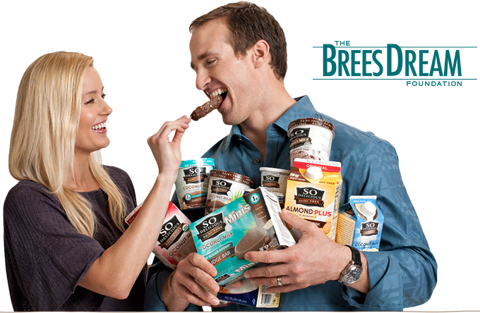 feel good friday brees dream foundation teams up with so delicious dairy free dru brittany