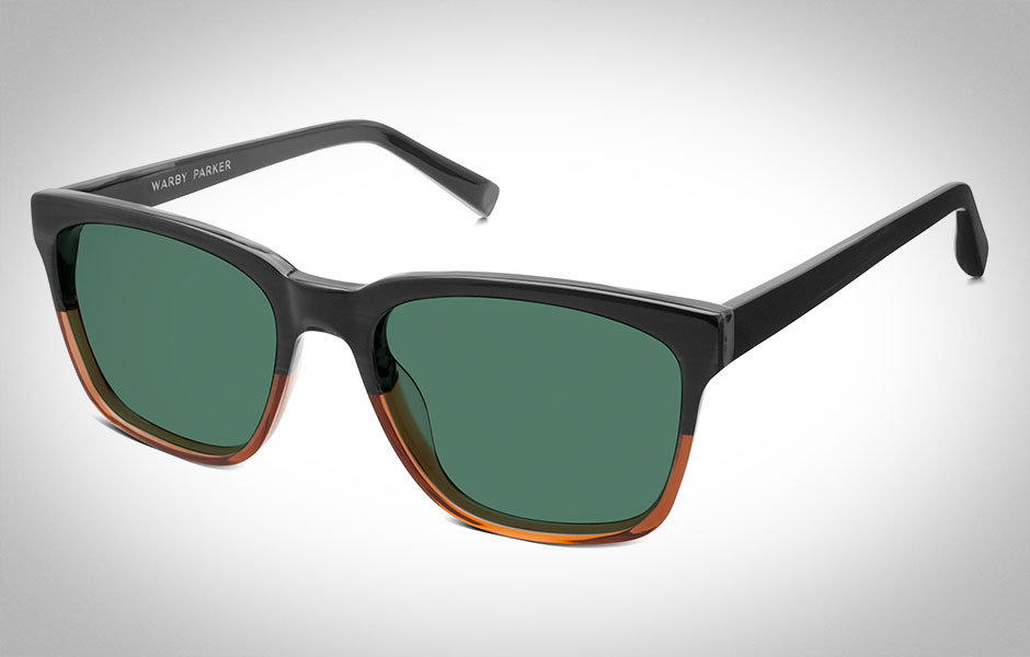 Crypto Edition Green Black Square Sunglasses
