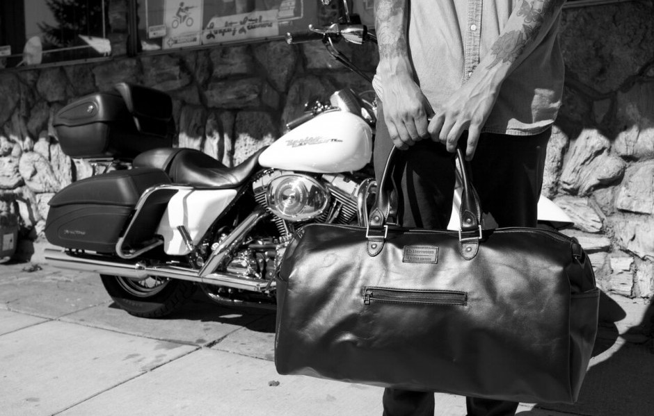 feel good friday looptworks and langlitz leathers waste not want bag