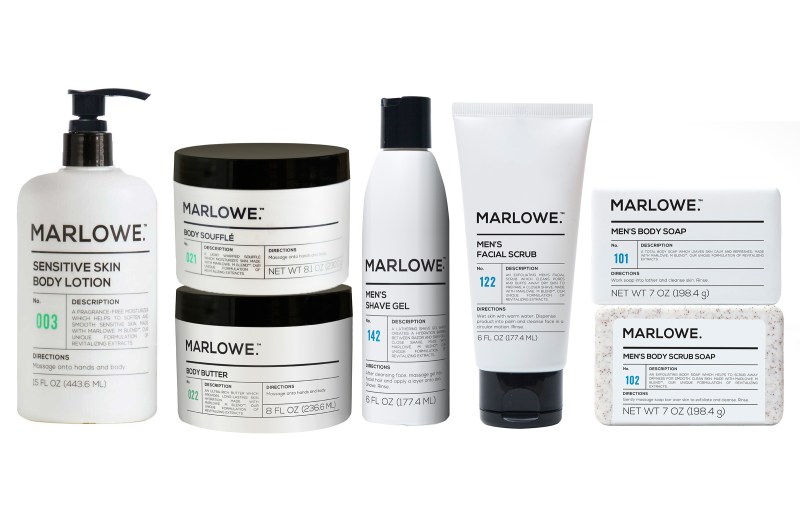 a new grooming line proves you can look good without blowing your budget marlowe assortment shot