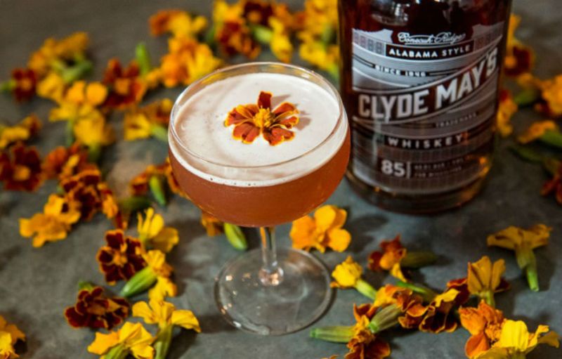 spring floral cocktails from clyde mays whiskey cydemay1