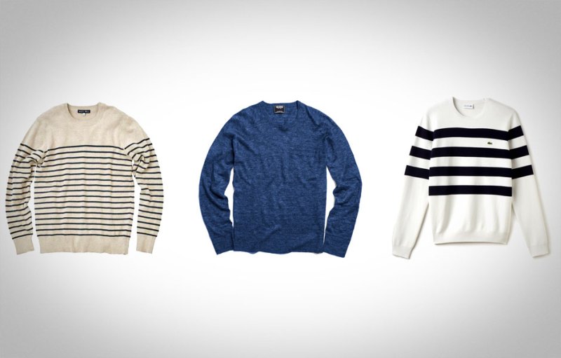 Summer sweaters, nautical sweaters