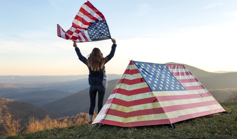 Patriotic Camping, 4th of july camping