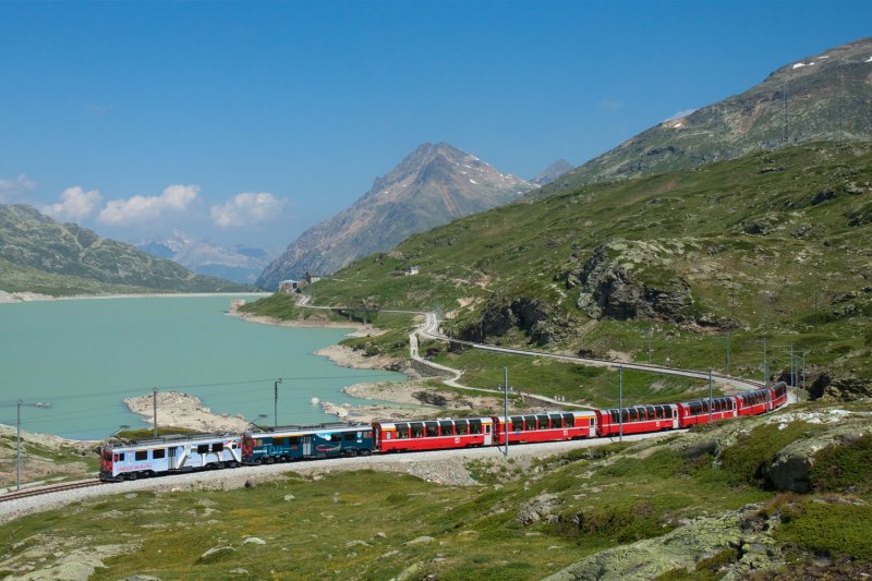 An image of train travel.