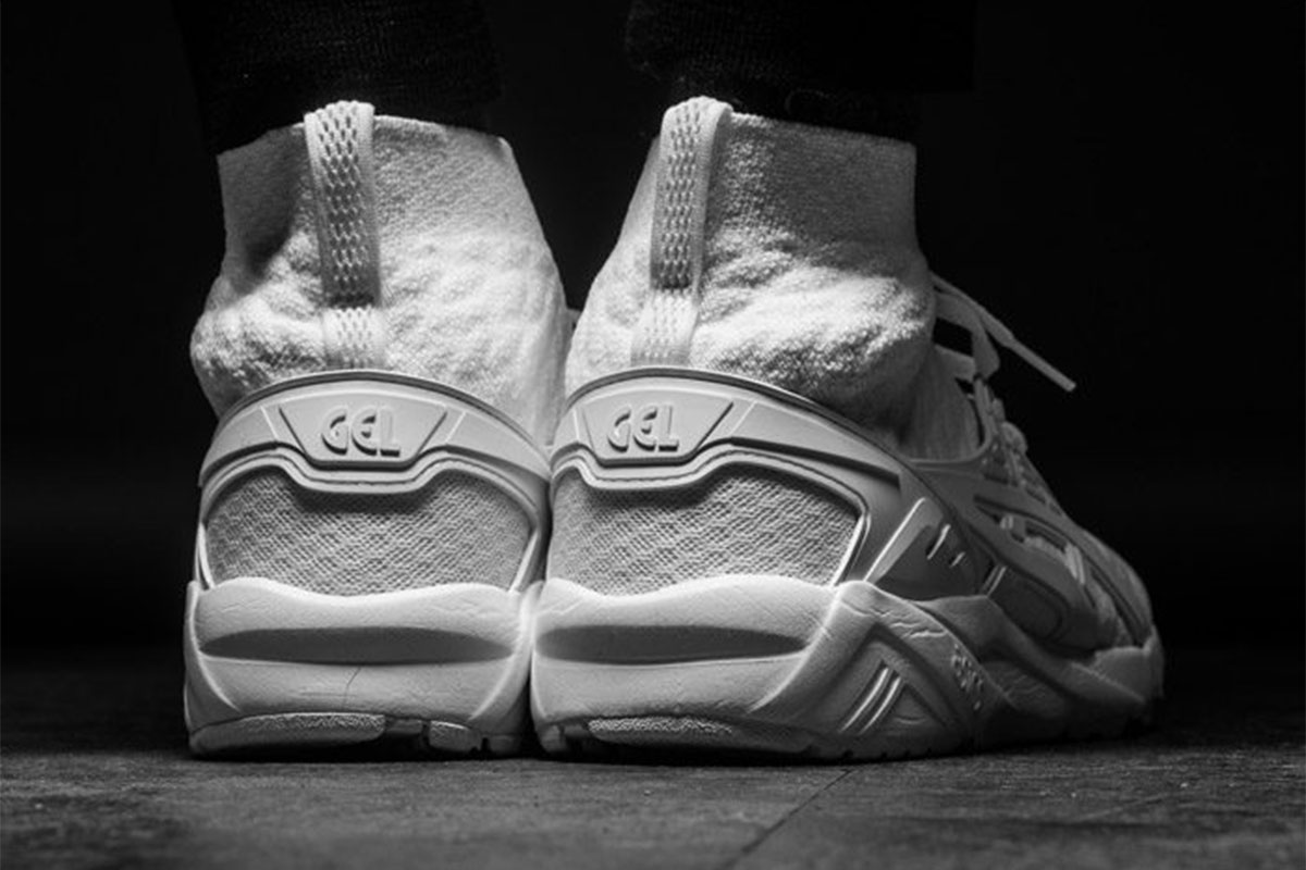 Asics kayano knit deals on feet
