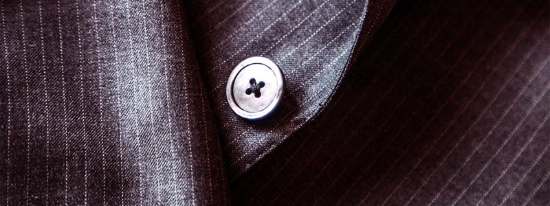 Button on a menswear garment, How to sew a button