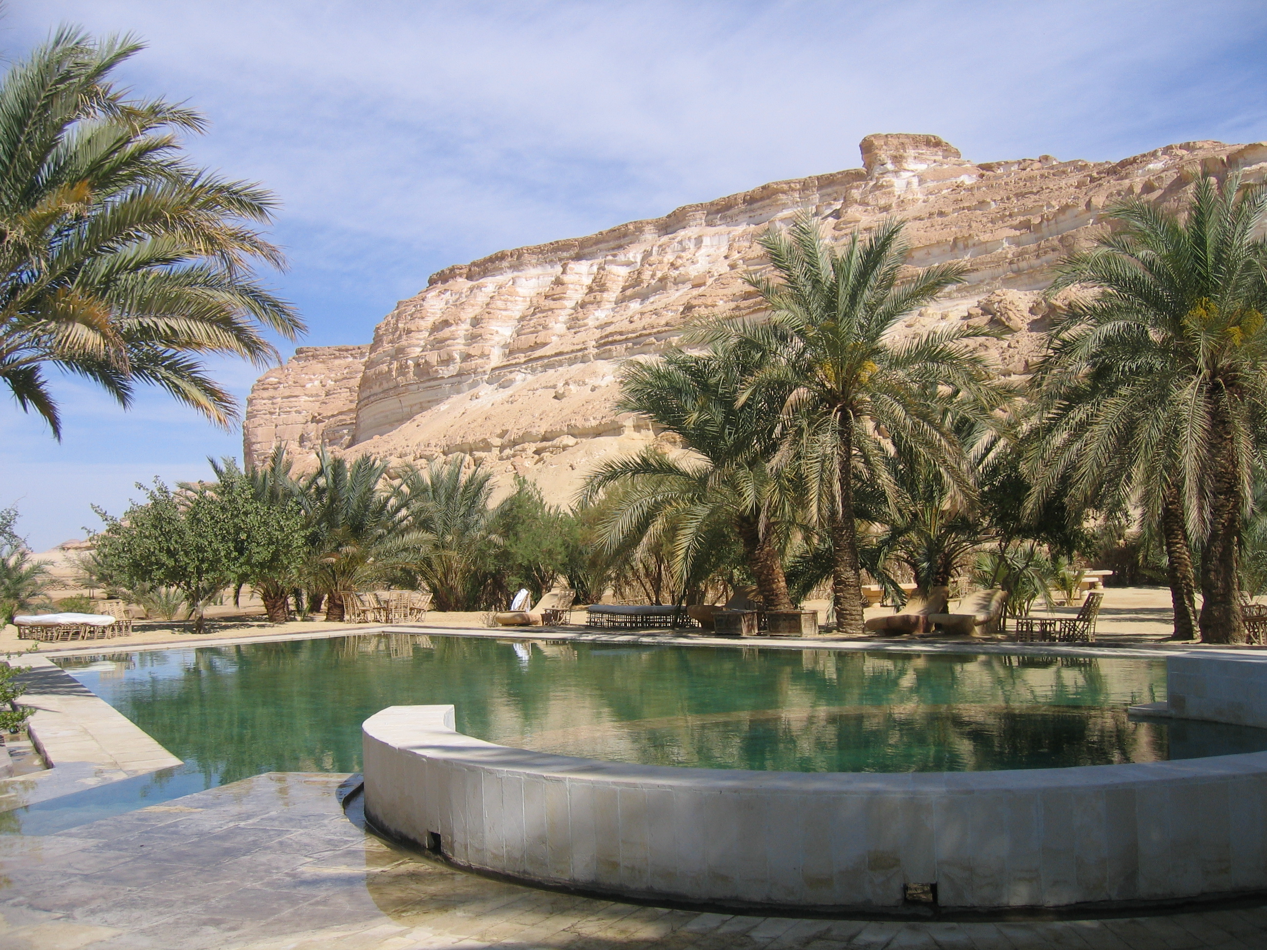 egypts eco lodge the natural spring pool at adr  re amellal