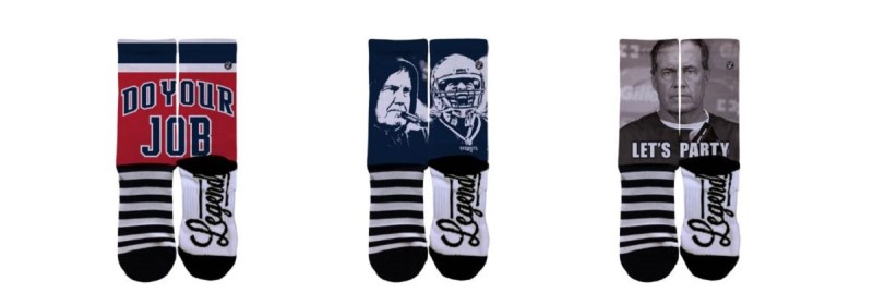 50 for 50 legends NFL socks