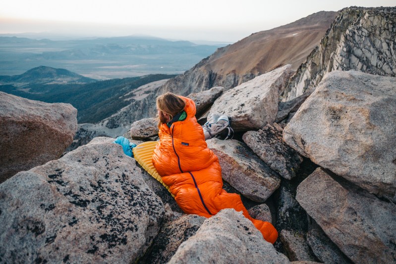 Patagonia sleeping bag,sleeping bag,climbing,camping,hiking,sleep,camp,tent,down