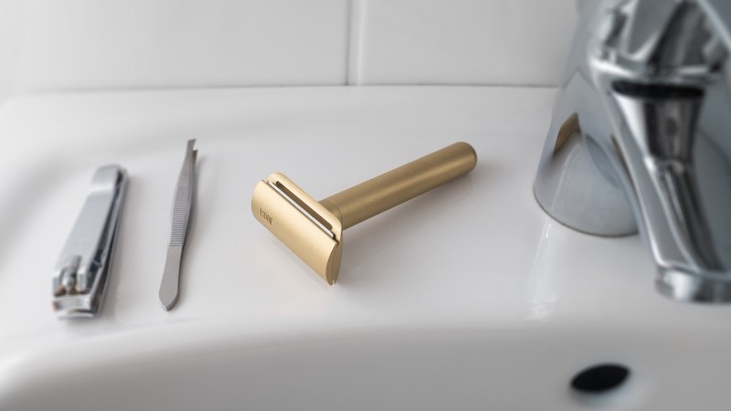 Hone-Brass-Saftey-Razor, single-blade razors