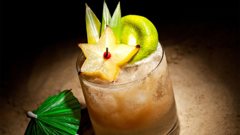 Orgeat Mai Tai cocktail.