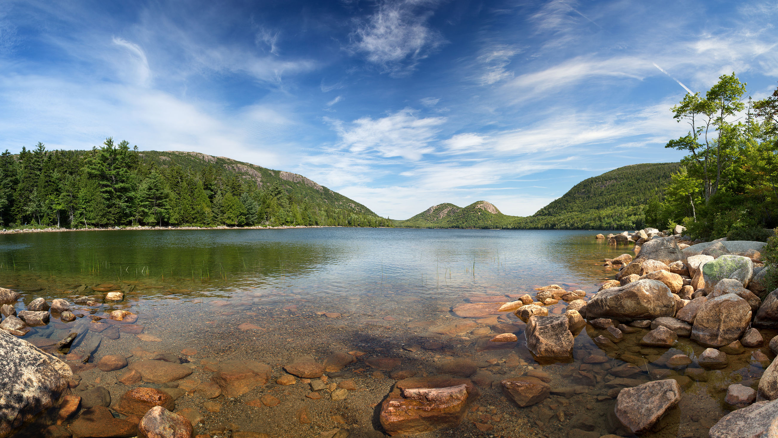 travel bar harbor maine stock jordan pond arcadia national park