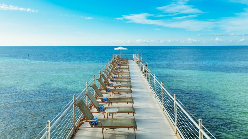 Stunning view of the blue sea at Southernmost Beach Resort.