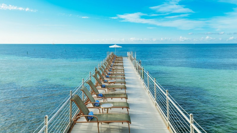 Stunning view of the blue sea at Southernmost Beach Resort.