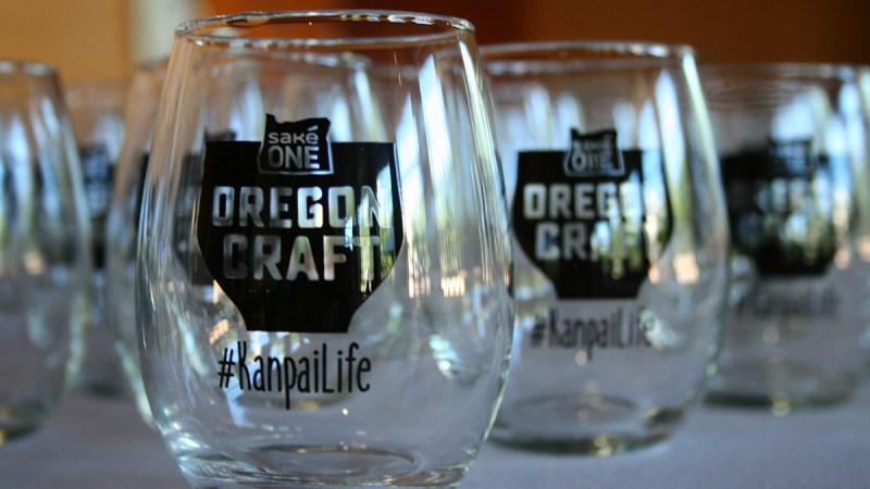 Sake Fest Sake One Oregon Craft Glasses