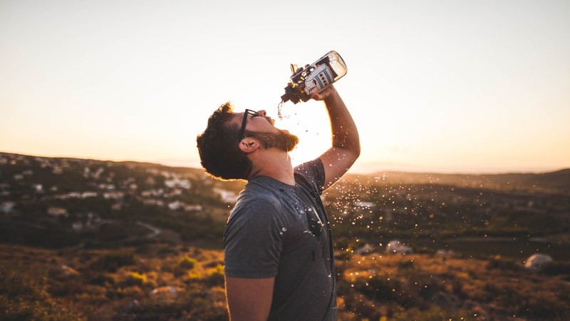 drinking water staying hydrated