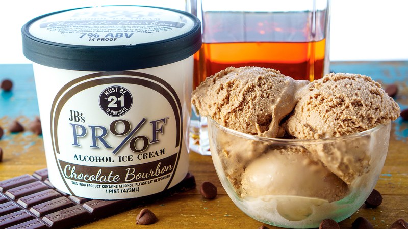 JB's Alcoholic Ice Cream PROOF Chocolate Bourbon