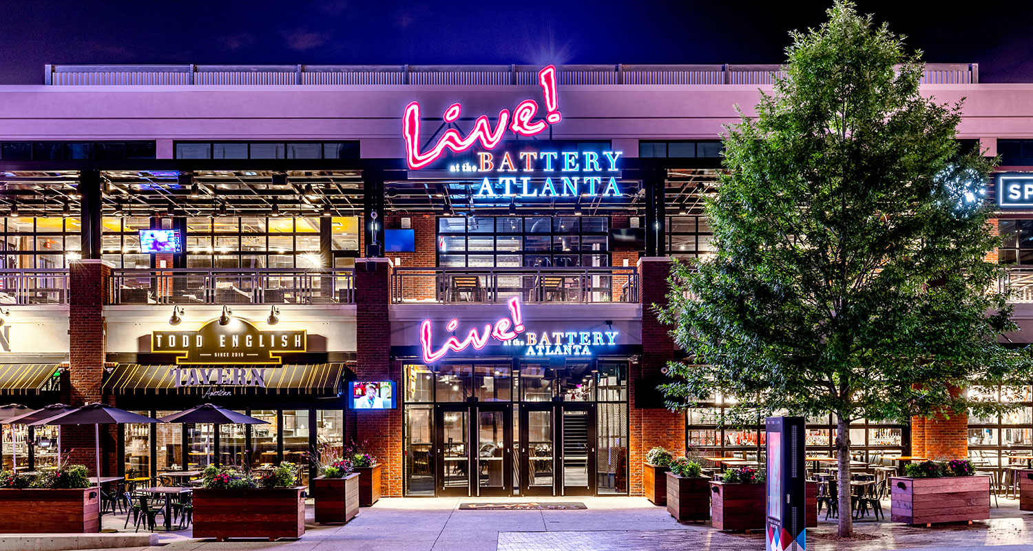 Live atlanta sports bar, Live! At The Battery