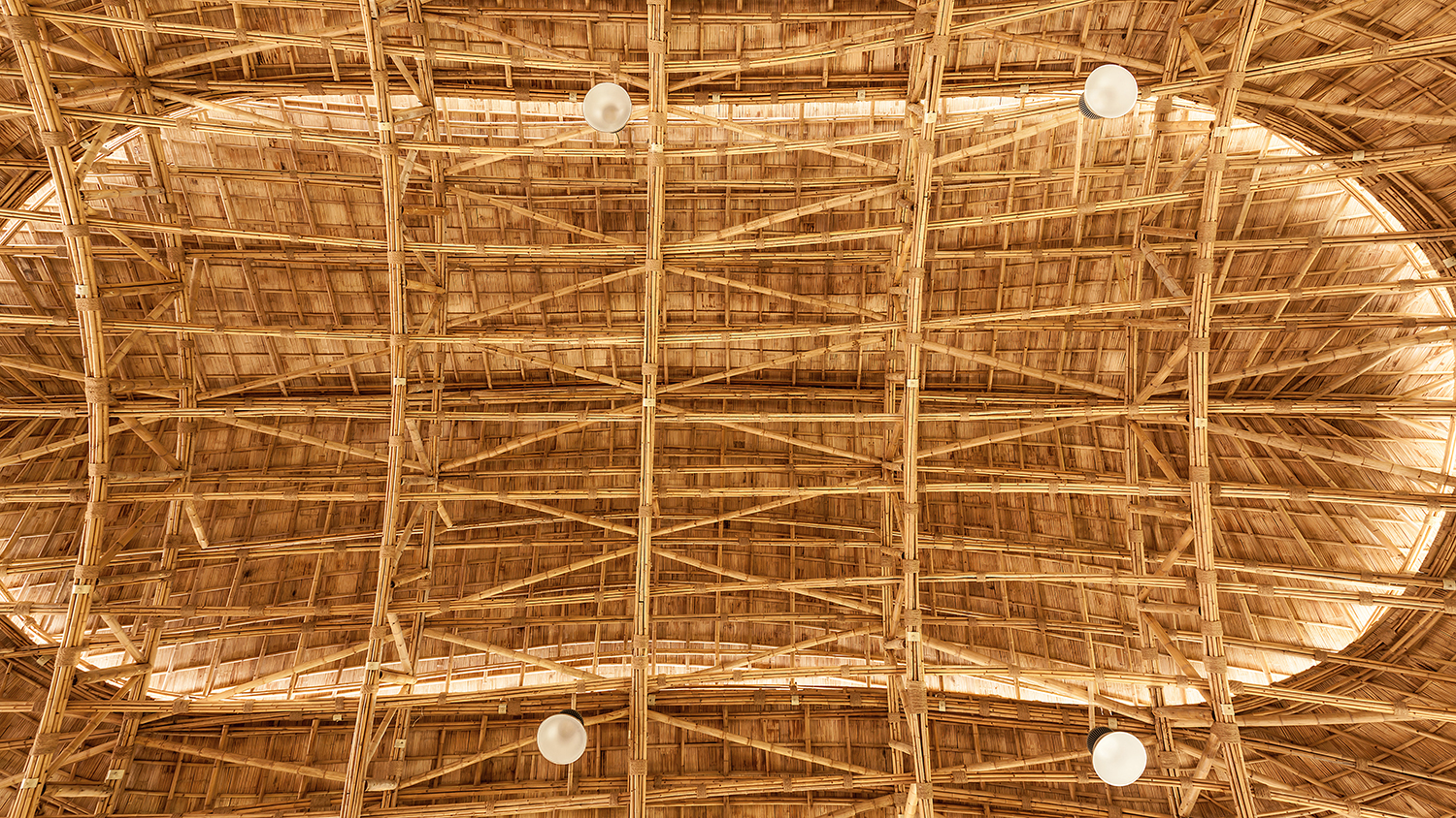 Panyaden International School Sports Hall Bamboo Architecture