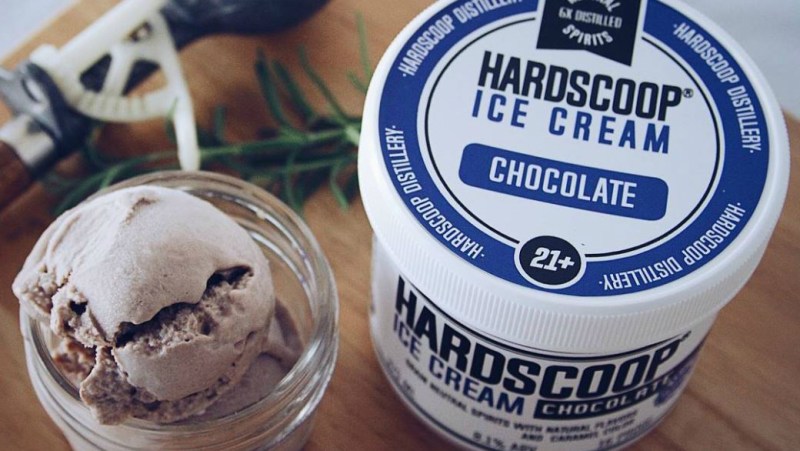 hardscoop distillery alcoholic ice ceam cream