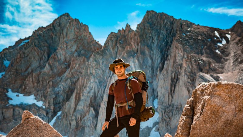 beau mirchoff in front of mountains and blue sky