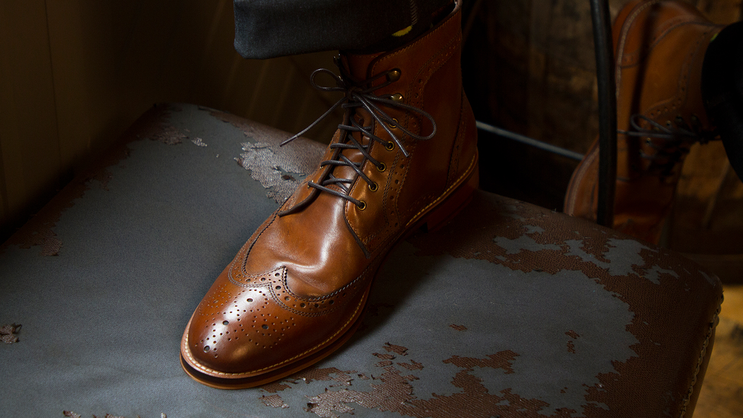 what to wear a holiday party johnston  amp murphy conard wingtip boots by the manual credit genevieve poblano3