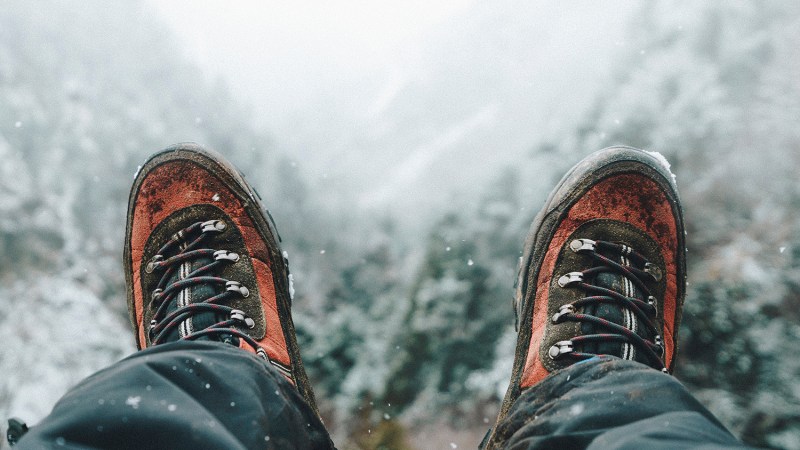 winter hiking boots