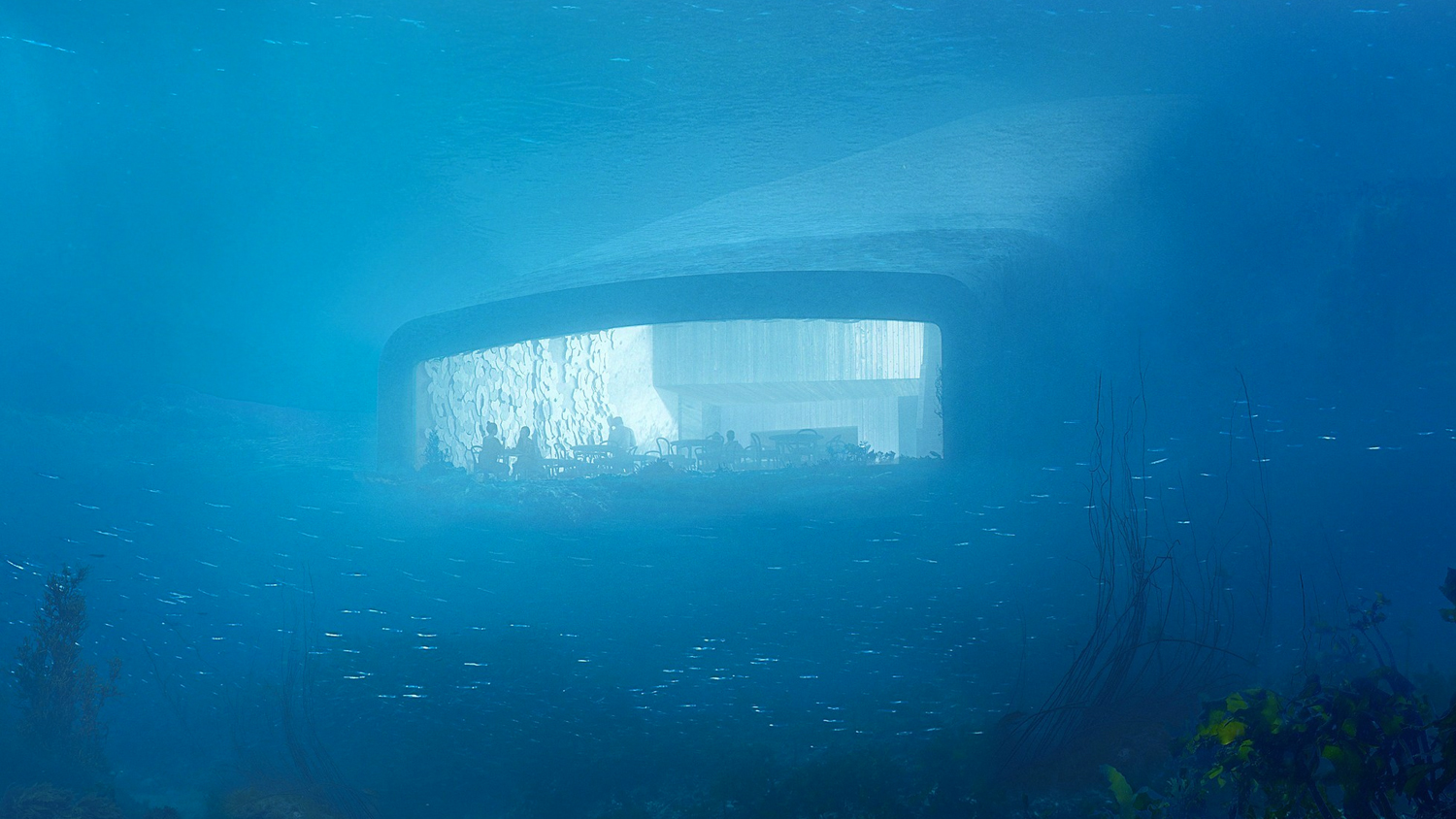 snohetta underwater restaurant